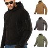Mens Outdoor Winter Fleece Tactical Army Jacket Windproof Hiking Coats Outwear