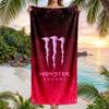 Asciugamano da Spiaggia Moda Monster Energy Asciugamano Portatile Morbido Asciugatura Rapida per Nuoto Campeggio Vacanze