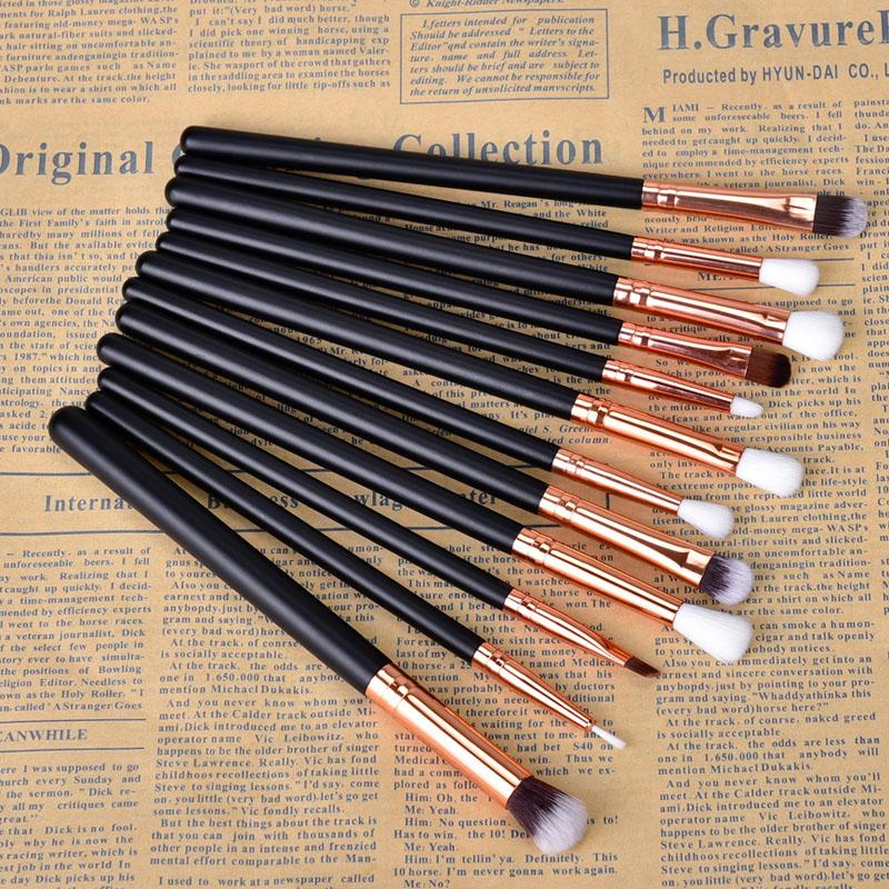 Eyeshadow Brush Set Professional 12pcs Makeup Brushes Eyebrow Eyeliner Lip Brush Make Up Cosmetic Beauty Tools