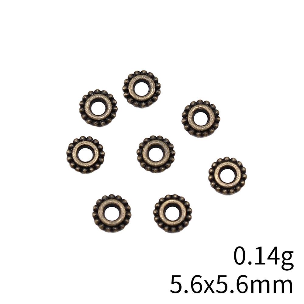 New Year's Day Jewelry Findings Small Torus Spacer Beads Accessories Parts Backpack Accessories
