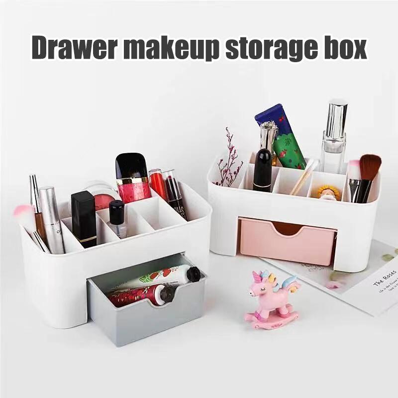 Nail Storage Box Jewelry Box Cosmetic Container Cotton Swab Storage Box Accessories Cleaning Desktop Tools Multifunctional