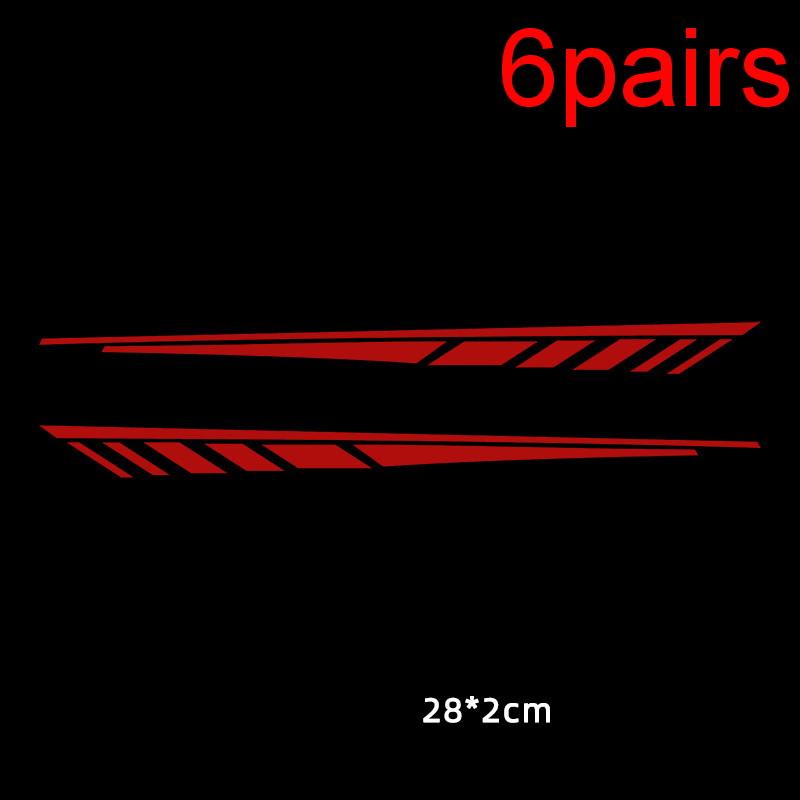 6 Paar Motorradkörper Reflektierend Wasserdicht Aufkleber Motorrad Front Kamm Universelle Aufkleber Für Yamaha R1 R3 Mt07 Mt09