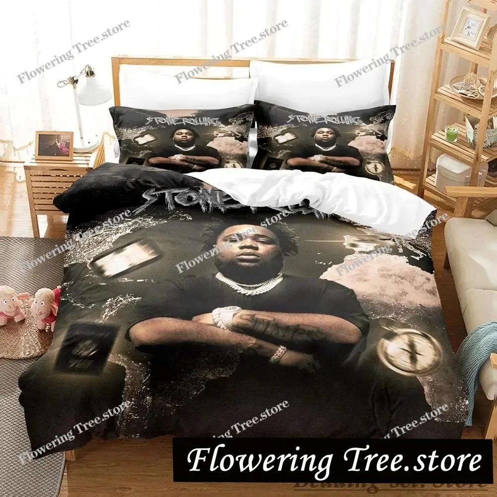 Beliebtes Rod Wave Bettwäscheset Einzelbett Twin Full Queen King Size Bettwäscheset Schlafzimmer für Erwachsene und Kinder Bettbezug-Sets Anime Bettwäsche Set Bett