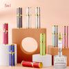 Mini Luxury Bottom-filled Bottle Fragrance Self-pumping 5ml Real Leather Spray Bottle Fine Mist Aluminum Cosmetic Container