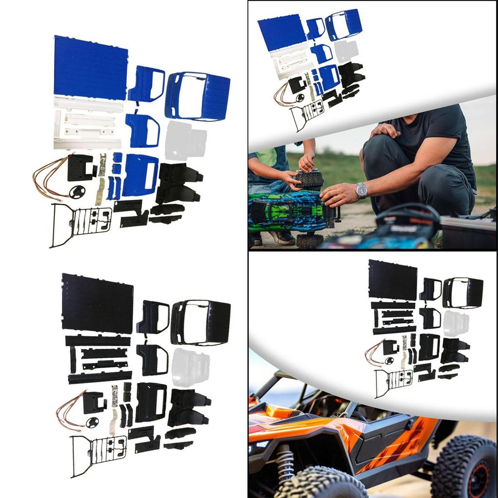 RC Car Truck Shell Replacement Easy to Install DIY Upgrade Parts RC Car Shell for WPL D12 WL01 Ld1297 1:16 RC Car Accessories