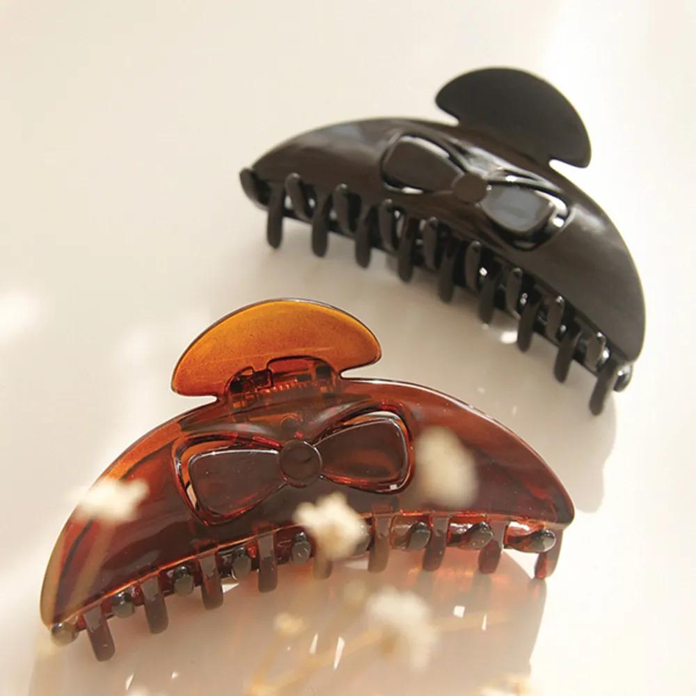 bydaisy Cellulose Ribbon Hair Clip Bh0763 brown