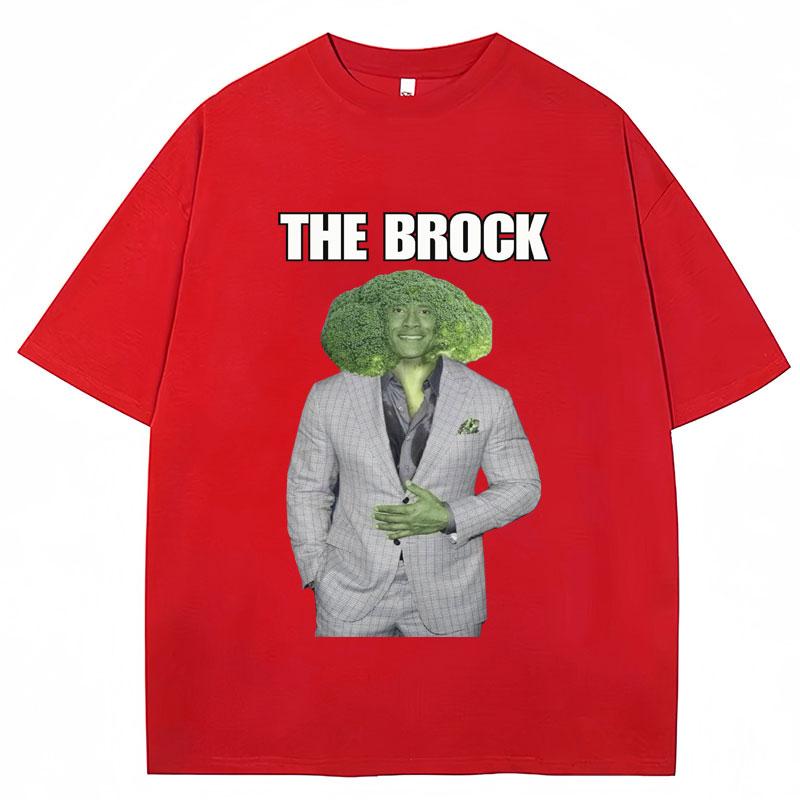 Dwayne Johnson The Rock Funny Meme T-Shirt Humor Men Women Classic T Shirts Casual Cotton Oversized Trendy T-shirts Streetwear S