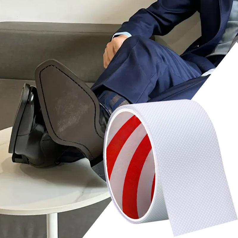 Non-Slip Shoes Mat Nonslip Sole Protector Rubber Shoe Sole Protector Adhesive Shoe Bottom Strips Tailorable Shoe Grip Sticker