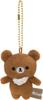 San-X Rilakkuma Mini Plush Toy Cleaner, Chairoikoguma, AB17704, H6.5 X W5.5 X D2.5cm