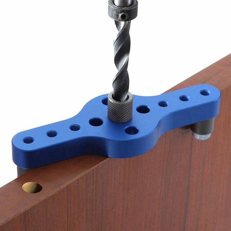 Gabarit de trou de poche Vertical, localisateur de perçage pour le travail du bois, Kit de guidage d'auto-centrage, perforateur de trous