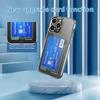 Simple Crystal Transparent Card Mobile Phone Case, Suitable for Apple 17PROMAX Acrylic 16PRO Anti-drop 13 Card 11/XR