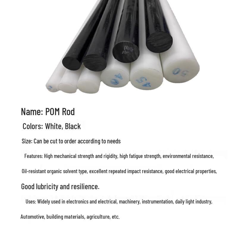 Liaoyi White POM Engineering Plastic Rod