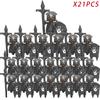 New 8pcs/lot MOC Uruk-hai Orc Army Group Orcus Figures Model Building Blocks LOTR Bricks Medieval Toys for Children gifts