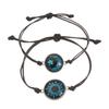 Lover Weaving Bracelet Luminous Sun Handmade Braided Rope Matching Bracelet Valentine's Day Jewelry Gifts