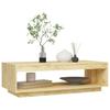 Vidaxl Stolik Kawowy, 110X50X33,5 Cm, Lite Drewno Sosnowe