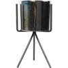 Gold Ceramic Cover on Black Metal Tripod 23 cm