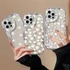 Schattige Madeliefjesplant Bloemen Transparante Golf Case voor Xiaomi 15T Pro POCO M7 X7 Pro F7 Ultra Redmi 15C Note 15 Pro Plus Cover Couqe