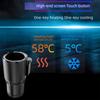 Smart Car 2-In-1 Hot And Cold Cup Drinks Holder Home Fast Refrigeration Cooling/Heating Mini Touch Screen Beverage Mug Drink Can
