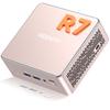 R7 A5 Mini PC with AMD Ryzen 7 5825U Than 3 Times Faster Than 35dB Silent Cooling for Focused 128GB 10TB SSD Win11 Pro Genuine Japanese Verified SD