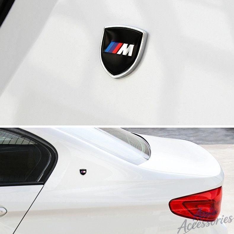 EAJN6 Metal Car Body Sticker Personality Modification Decoration Scratch Side Window Rear Shield Fender Sticker For BMW M Power M5 F30