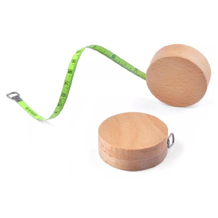 Wood Case Construction Tape Measure 2m Measuring Tape Ruler for Comfortable Grip In Any Setting