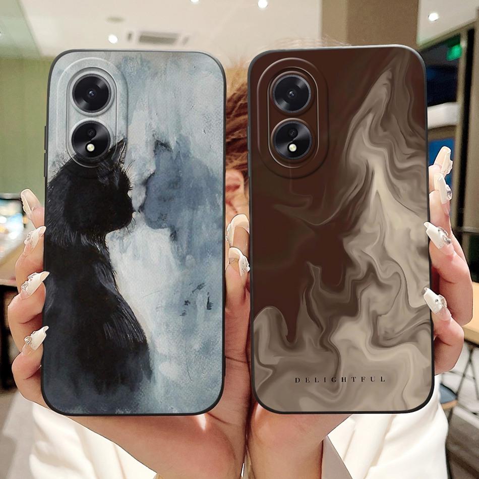 Dla OPPO A18 A38 Nowa Moda Malowanie Plaża o Zmierzchu Etui Dla OPPO A18 A38 CPH2579 CPH2591 Miękkie Silikonowe Etui na Telefon