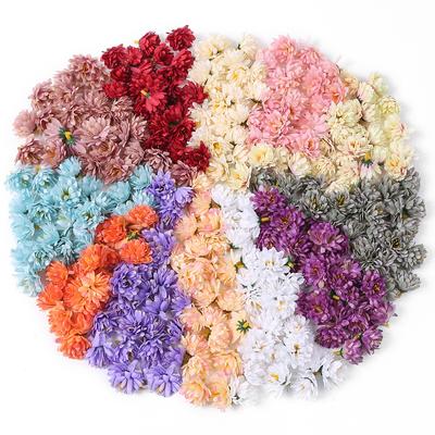 10/20/30 Stück Gänseblümchen Kunstblumen 3cm Seide Kunstblume für Heimzimmerdeko Hochzeitsdekoration DIY Bastel Kranzzubehör