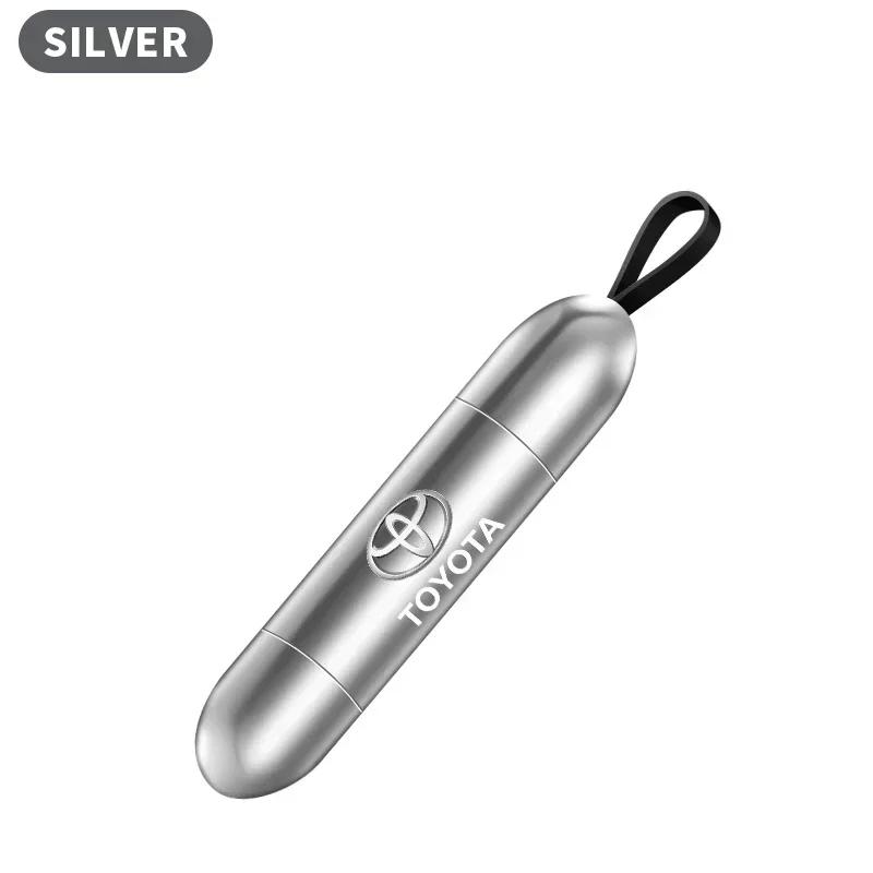 Bilsikkerhetshammer Nødglassknuser Setebelteskjærer For TRD Toyota Corolla Rav4 Auris Camry Yaris CHR