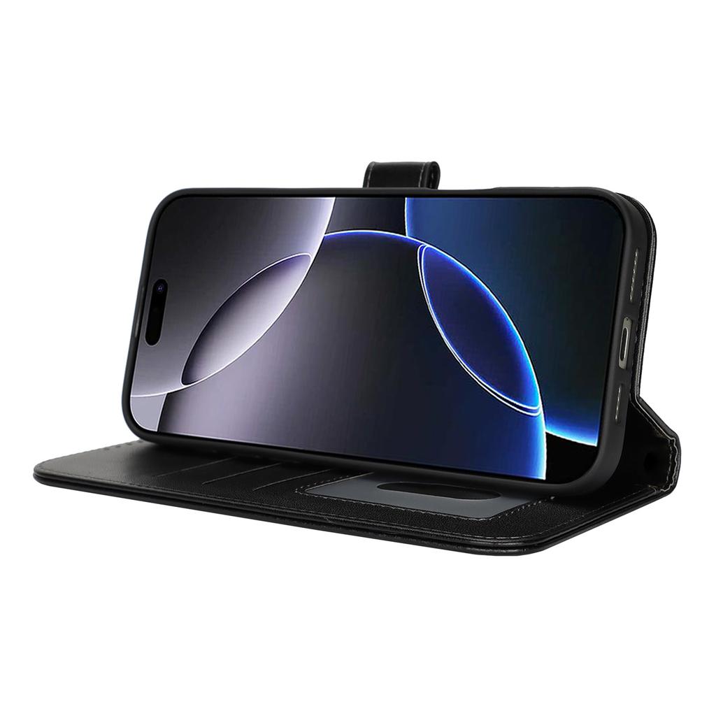 For iPhone 16 Pro Max Stand Case Shockproof Leather Wallet Phone Cover