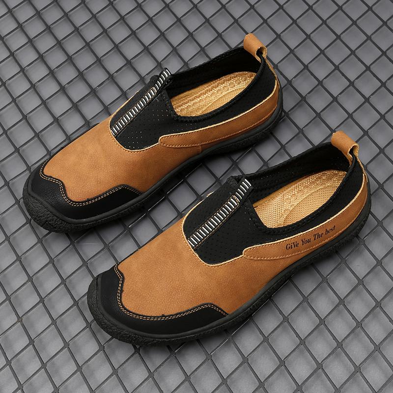 Çok Satan Erkek Dış Mekan Yürüyüş Ayakkabıları Avrupa Amerika Kalın Tabanlı Aşınmaya Dayanıklı Oxford Ayakkabılar Nefes Alabilen Erkek Kamp Ayakkabıları