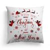 Christmas Merry Christmas Pillowcase Festive Home Decoration Sofa Pillow Cushion Cover