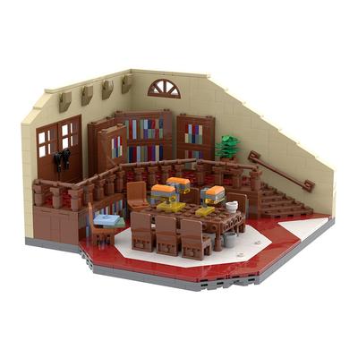 Gobricks MOC-99148 Buffy, Cazavampiros: Bloques de Construcción Ladrillos Juguetes Regalo Edificio de la Biblioteca de la Escuela Secundaria Sunnydale