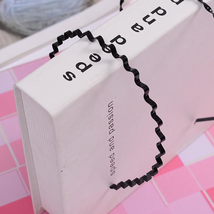 Регулируемая металлическая волнистая повязка для волос для длинных волос - унисекс в стиле знаменитостей