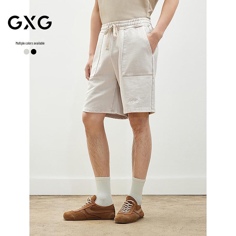 GXG Men s Classic Embroidered Straight Cotton Shorts XXXL