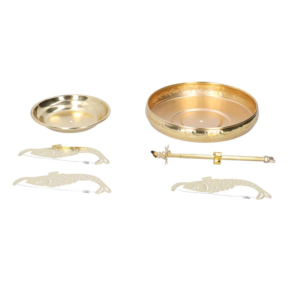 Golden Coil Incense Stand Stainless Steel Censer Support Easy Clean Incense Holder  Yoga Space