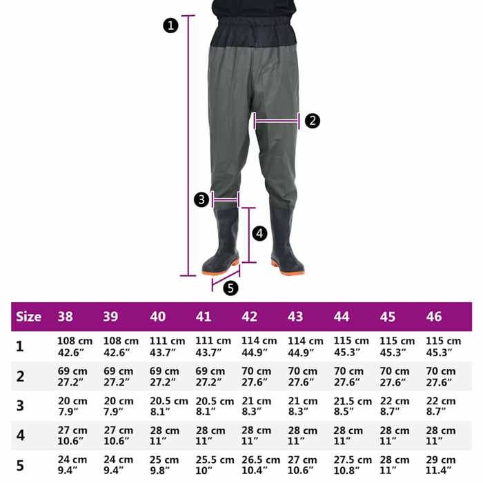 VidaXL Thigh-high Boots with Black Boots Size 38-46 PVC