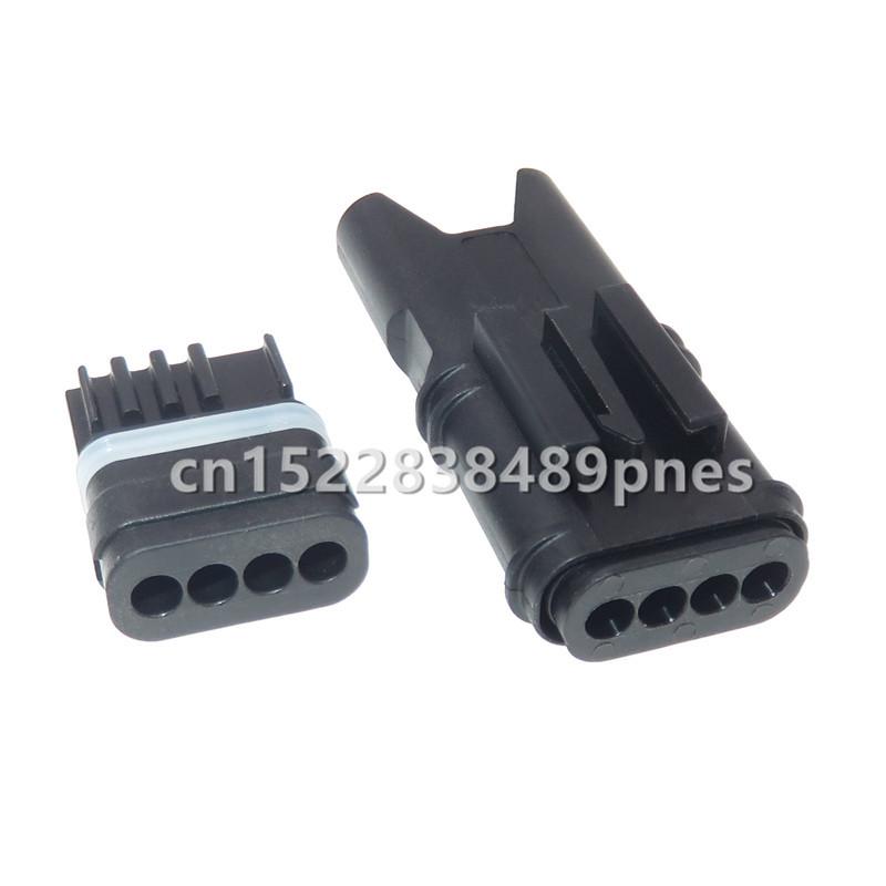 4 Pole Waterproof Connector Sealed Socket 872-440-501 872-536-501 For Auto Wire Plug