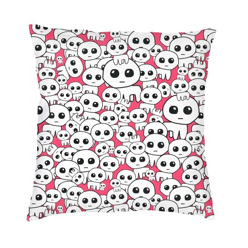

Yippee Cool Hat Square Throw Pillow Cover Decoration 3D Two Side Printed Tbh Creature Lesbian Cushion Cover for Living Room 30x30cm 12x12in