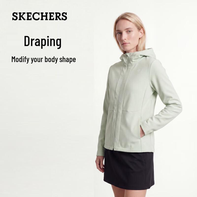 Skechers Women's Autumn Hooded Casual Windbreaker