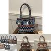 Artistic Chinese Style Woven Underarm Bag With Dual Straps For Office And Travel