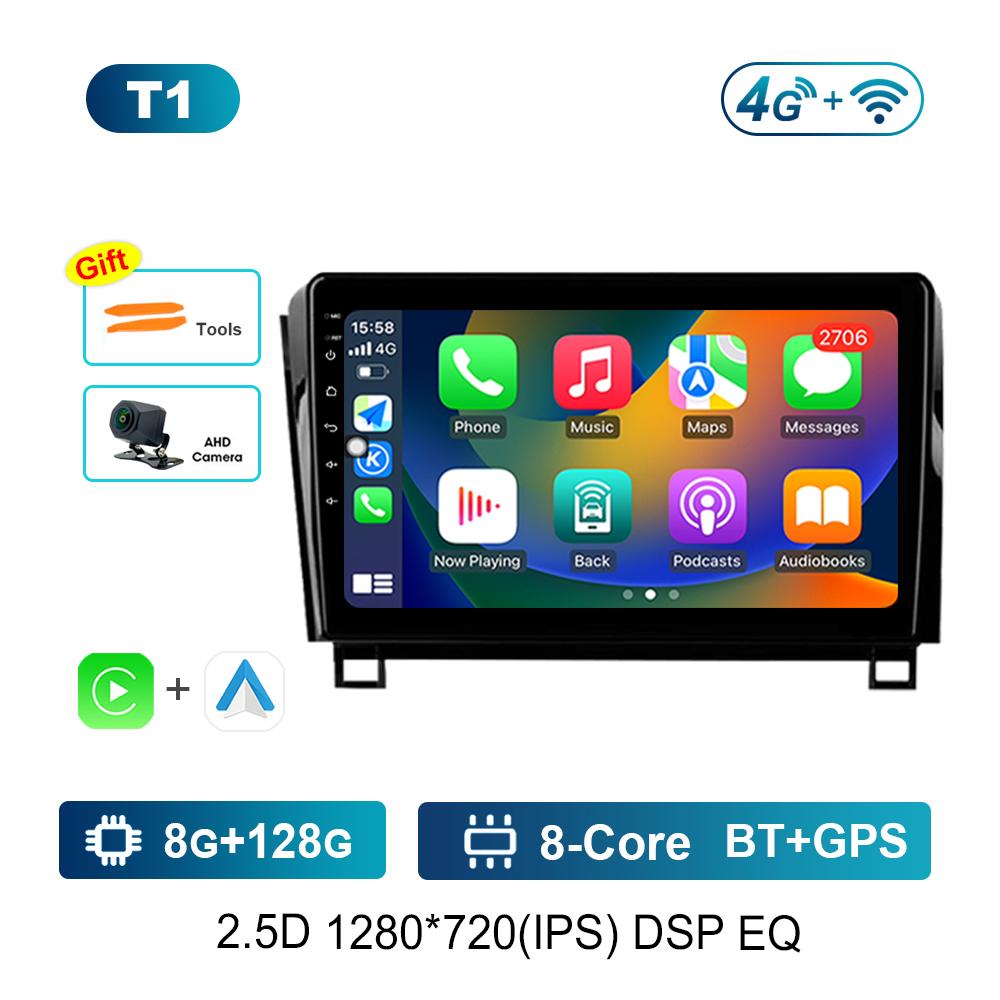 Car Radio Multimedia Player 10 Inch Android OS GPS for Toyota Tundra XK50 2007 - 2013 WiFi 4G IPS Screen Auto Tools Cooling Fan