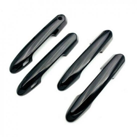 Black Car Door Handles Cover Trim For Toyota RAV4 2019-21/ Highlander 2020 2021
