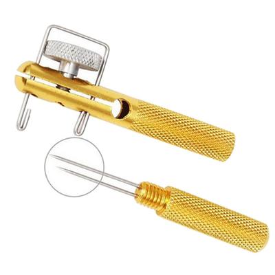 Aluminum Alloy Fishing Hook Line Tier Knotter Fishhook Double-headed Needle Tool