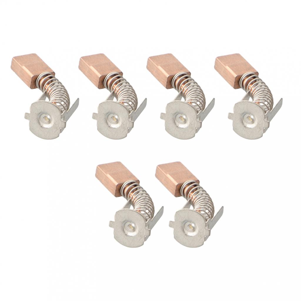 6pcs Carbon Brush 1607000CZ1 for GSR 180-Li GSB180-Li GSB140-Li Impact Drill