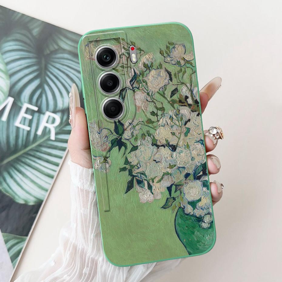 Fashion Design Phone Case For Tecno Camon 40 Pro 4G Camon40 CM5 CM6 Soft Silicone Shockproof Cover For Tecno Camon 40 40Pro 4G