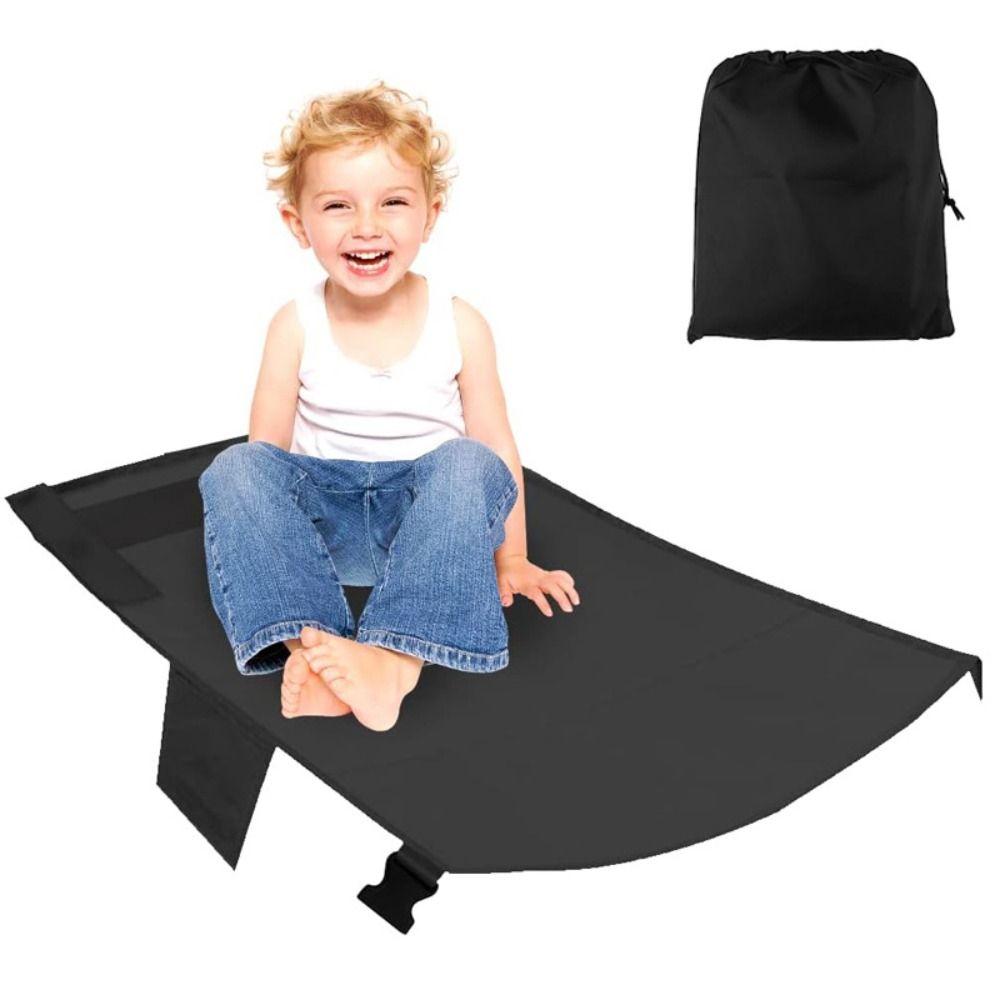 Grey Kids Travel Airplane Bed Portable Foot Rest Hammock New Baby Pedals Bed