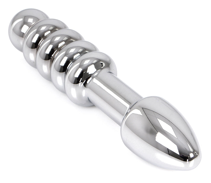 Double Metal Plug Rounded 17 X 3.5 Cm - Kiotos - METAL PLUG