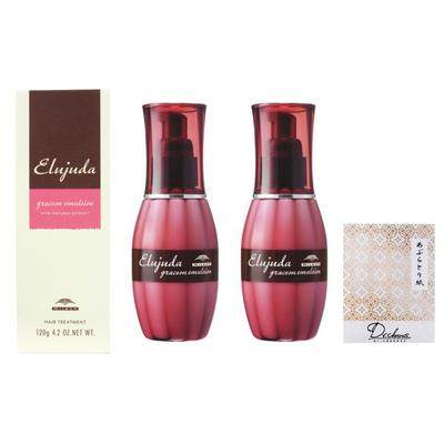Purchase of 2 Milbon Elujuda Grace On 120ml X 2 Hair Hair Damage Authentic Includes Blotting Paper [Bulk Bottles] Deesse's Emulsion, Bottles, Leave-in