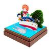 Sankei Studio Ghibli Mini Ponyo on the Cliff by the Riding the Pompom Paper Craft Sea, Boat, Non-scale MP07-40