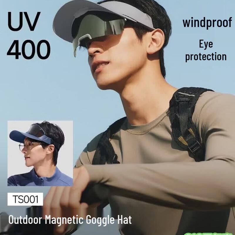 Beneunder Men s Magnetic Sunglasses Sun Visor Hat
